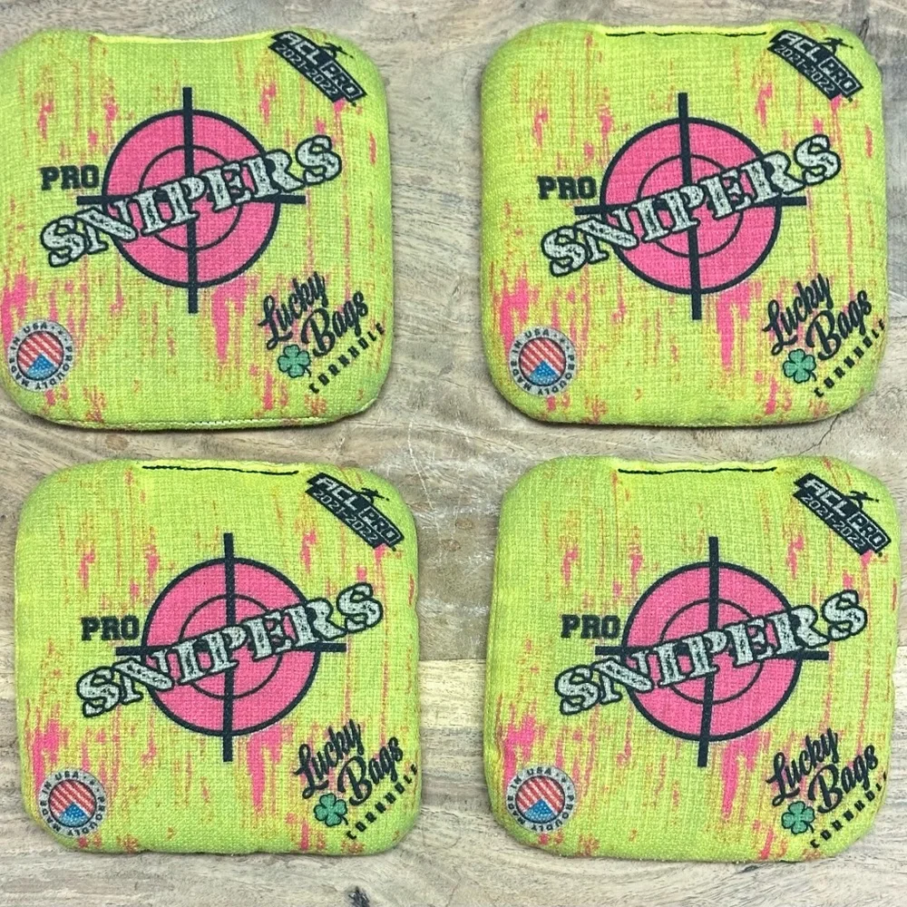 Lucky Bags Cornhole Pro Snipers ACL Pro stamp 2021-2022 - Picture 1 of 3